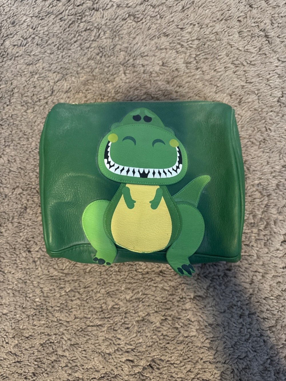 Toy Story Rex loungefly makeup bag (used)